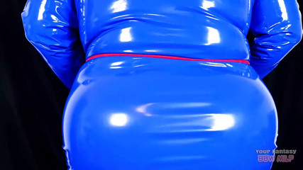 Kinky PVC Dress Big Tits and Rope (Mature Milf Mom Swinger Big Ass Big Tits BBW Plump Amateur Homemade Jiggle Self Tied)