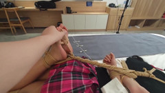 Couples Game, a First-person Perspective Recording the Girlfriend Who Is Bound