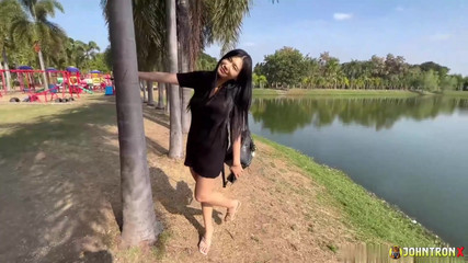 JohnTronX – Chubby Thai girl with big boobs and ass gets fucked hardcore