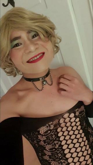 The Little Sissy new black mini outfits short blond