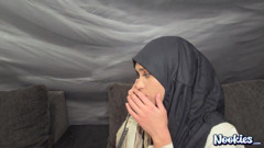 cumming to Briana's Rescue - a Hijab Fantasy