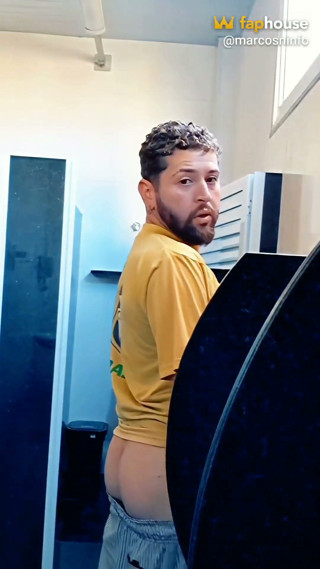 Check Out the None Guy's Huge Cock