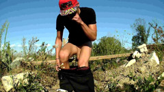 Pee, From Soft to Hard Jerking - Huge Cock