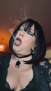 Your Dirty Mistress Tina Snua Sparks Up A Cigarette With Match Light Up - Lots Of Drifts & Snap Inhales