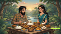 Pushpa and Srivalli romance in jungle