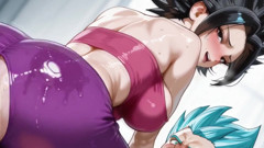 Vegeta (blue) X Caulifla (db)