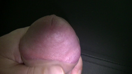 Fat cock, cum very close