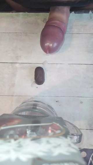 That's it! Homemade chocolate with sperm coating.
