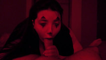 BBW Clown Sucks and Fucks Big Cock