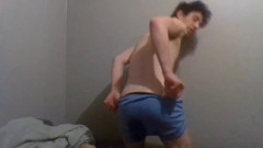 Glass Buttplug Stuffing My Asshole Rough & Licking and Sucking It Clean