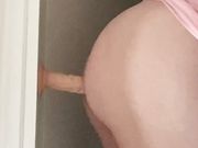 Moaning while fucking deep my big ass