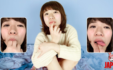 Amateur Girl Miki's Amateur-style POV Finger Licking and Oral Service