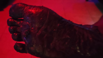 eclefet - Applying Liquid Latex To Feet