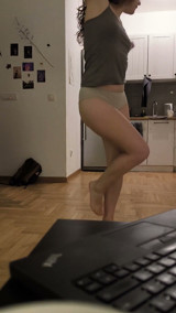 Home Princess Is Alone. She Dances