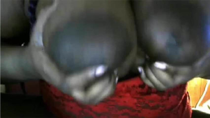 Sexy Ebony BBW Webcam Flaunting Big Tits