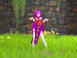 Chinese Girl Model 22 Undress Dance Hentai Mmd 3D Purple Hair Color Edit Smixix