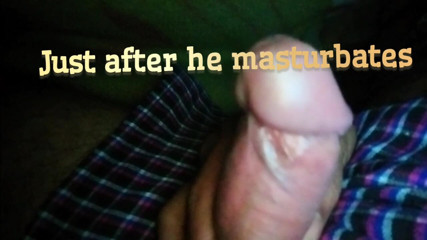 Just After Masturbating he sent me his video 😊