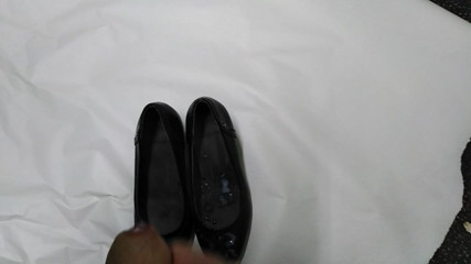 Cumming over shoes