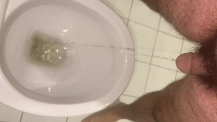 Chubby Fat Arab Guy Pissing With Small Hairy Cock