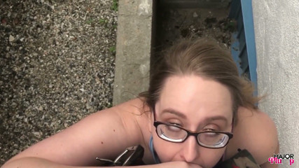 Big Tit Plumper Takes Rome Major's BBC in Public Outdoors