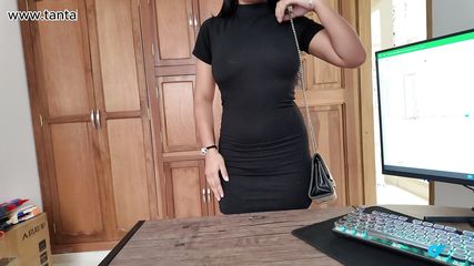 My girlfriend sees me fucking the busty tantaly doll