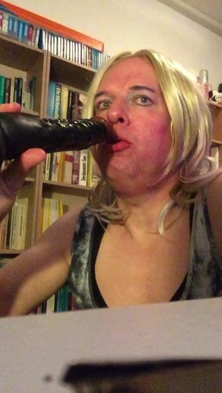 Silly Cunt Dances And Uses A Dildo (The Other Side)