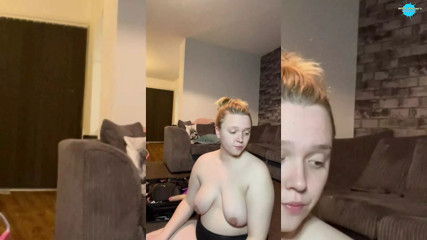 Naughty TEEN plays with Her toys