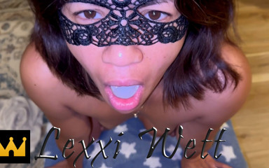 Pinay Slut Gags on Thick Bwc &amp; Swallows Huge Load - Lexxi Wett