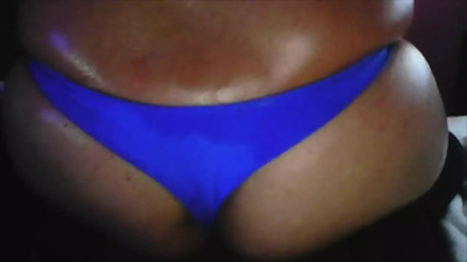 KellyCD666 Blue Thong and Toy Final Part! Cum in My Ass!