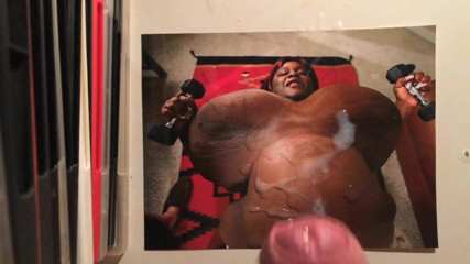Black BBW cum tribute