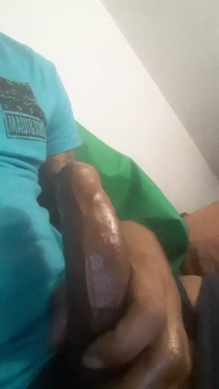 BBC stroking cock