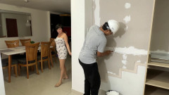 I Hire a Sexy Worker to Come and Repair Some Things in My House but He Ends up Repairing My Ass