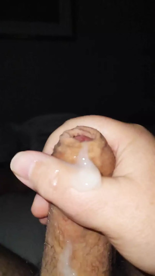 Early morning slow motion cumshot
