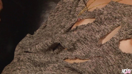 Charming Asian Slut Ayaka Minamino Takes Dick Through Her Ripped Pants