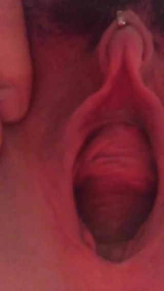 Wife&#039;s big clit hungry pussy