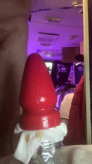 Deep stretch  huge plug