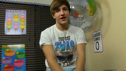 First Timer Colby on Set