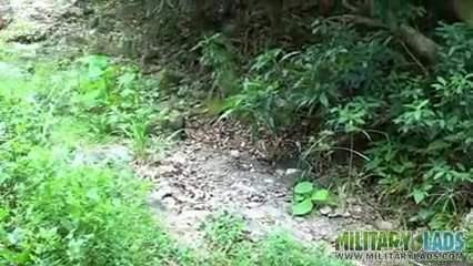Cock-loving military lad blows a boy