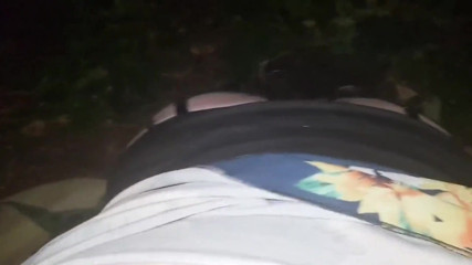 YoungEnglishBbw BBC Nata4sex pounding my pussy outdoor doggy