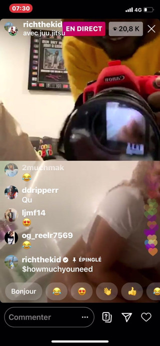 Twerking quarantine on insta