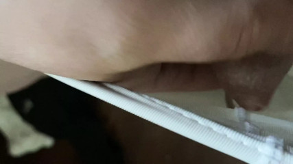 Cumming into my white thong