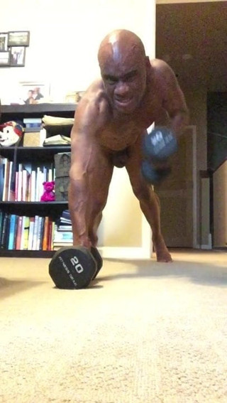 Sunday Afternoon Dumbbell Pushups