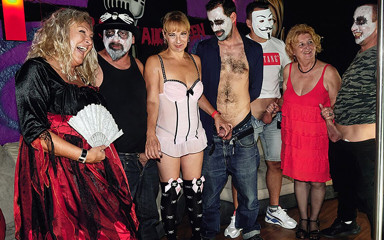Halloween Mature Anal Party Orgy