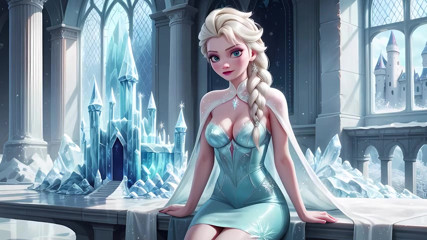 Elsa missed dick AI Genarated