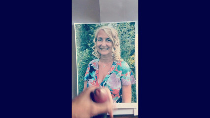 I Cum on Big Titted Granny Sandra