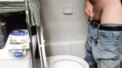 Taking a piss