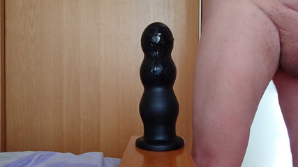 the globe trotting monster butt plug 9.5 inch up my arse