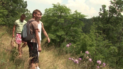 Exclusive video Bareback: Threesome anal sex with hot sexy gays eager for cock