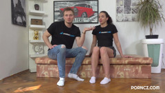 Ukrainian brunette has a wet pussy