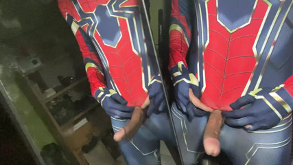 Spider-Man jerk off